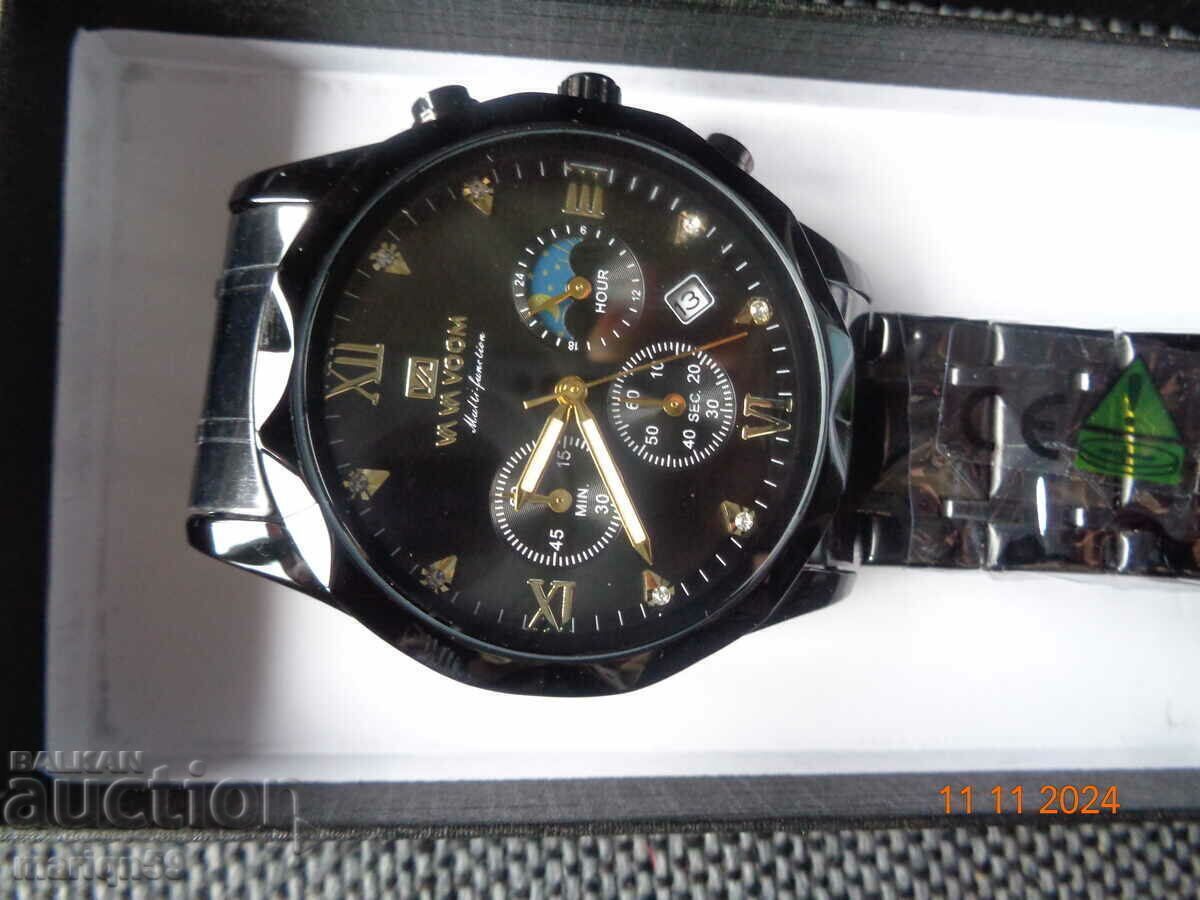 Ολοκαίνουργιο ρολόι ΑΔΙΑΒΡΟΧΟ, ισχυρή αλυσίδα με τιμή 24.00 BGN | € 12.27