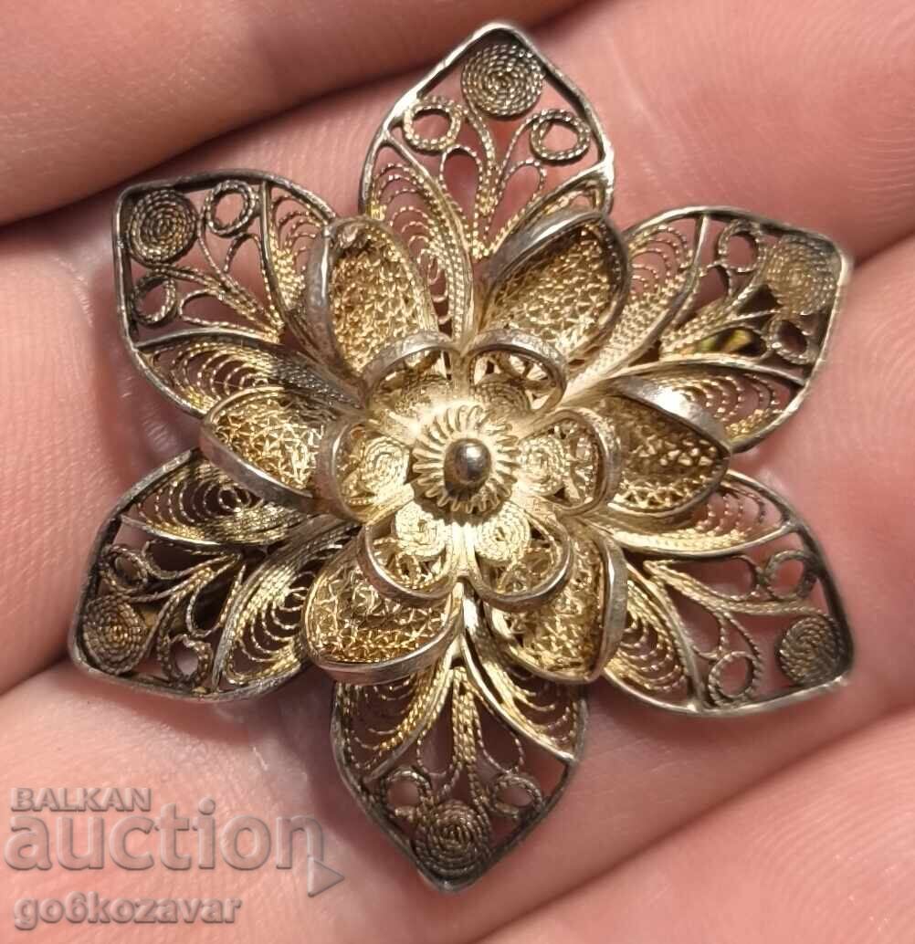 Old beautiful Brooch, Filigree! Perfect! with price 70.00 BGN | € 35.79 Old beautiful Brooch, Filigree! Perfect! with price 70.00 BGN | € 35.79