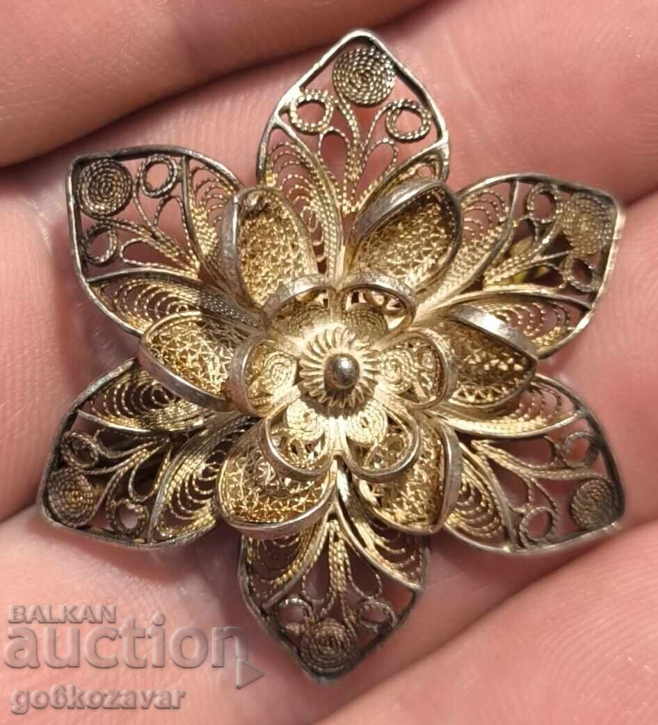 Old beautiful Brooch, Filigree! Perfect! - 6 Old beautiful Brooch, Filigree! Perfect! - 6