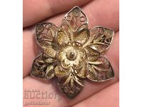 Veche broșă superbă, Filigran! Perfectă!