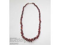 Colier vechi de chihlimbar, colier de chihlimbar natural închis la culoare