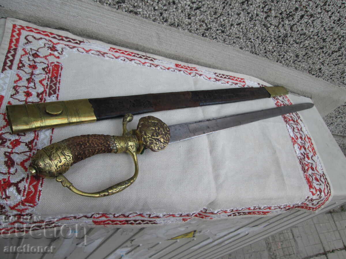 ΠΑΛΙΟ ΓΕΡΜΑΝΙΚΟ ΚΥΝΗΓΕΤΙΚΟ ΜΑΧΑΙΡΙ-ΧΙΡΣΦΑΝΓΚΕΡ - 5