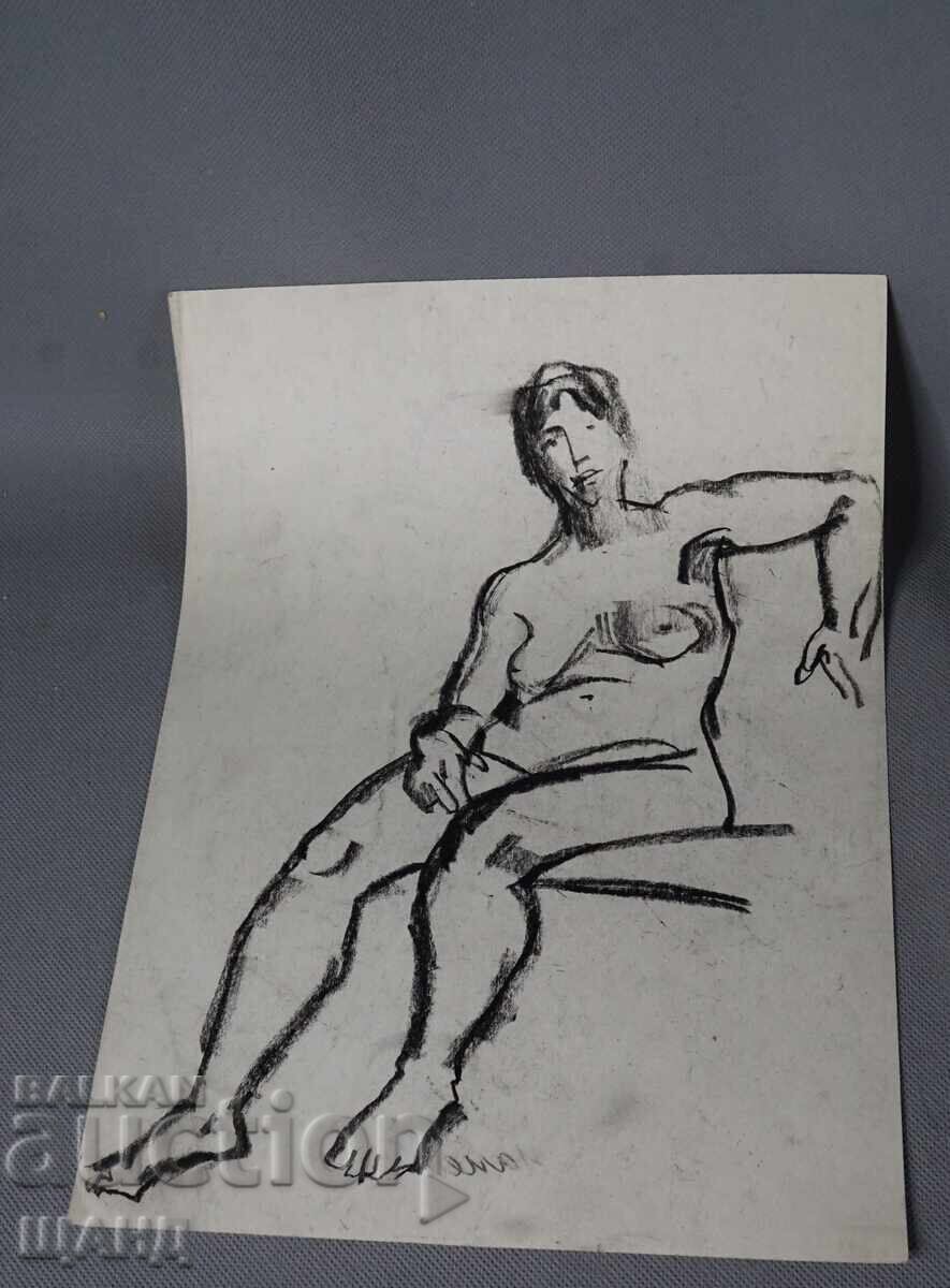 Old Master painting erotic nude body painting