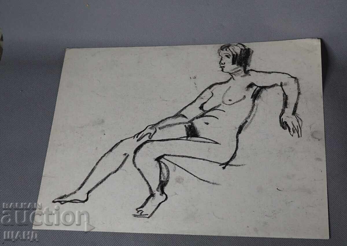 Old Master σχεδιάζει ερωτικό γυμνό σώμα