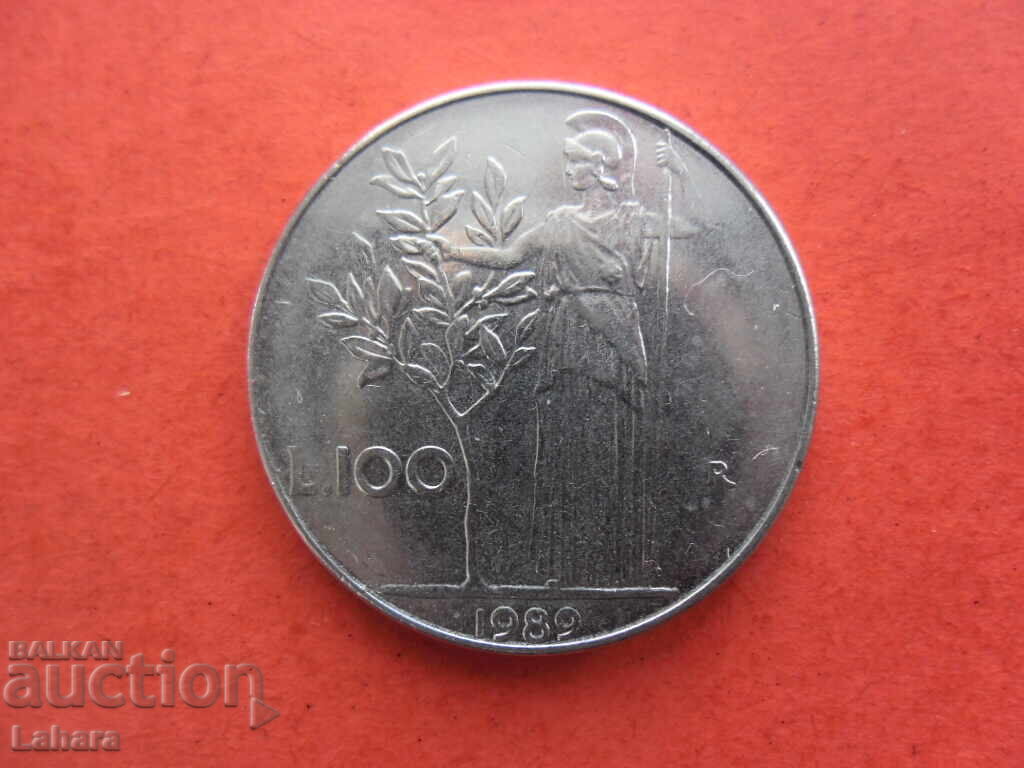 100 lire 1989 Italia 100 lire 1989 Italia