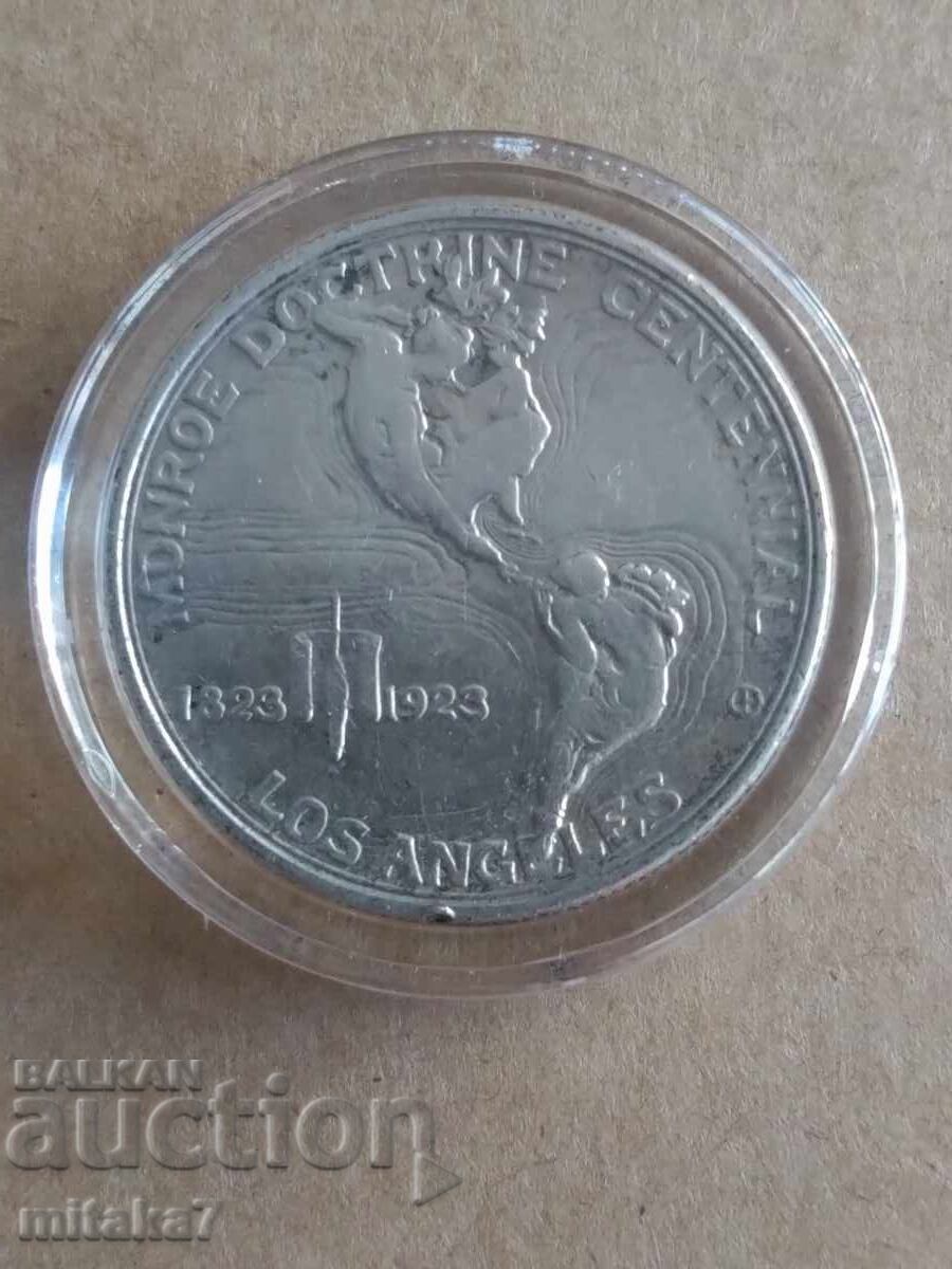 1/2 dolar 1923, argint, SUA cu preț 132.00 BGN | € 67.49