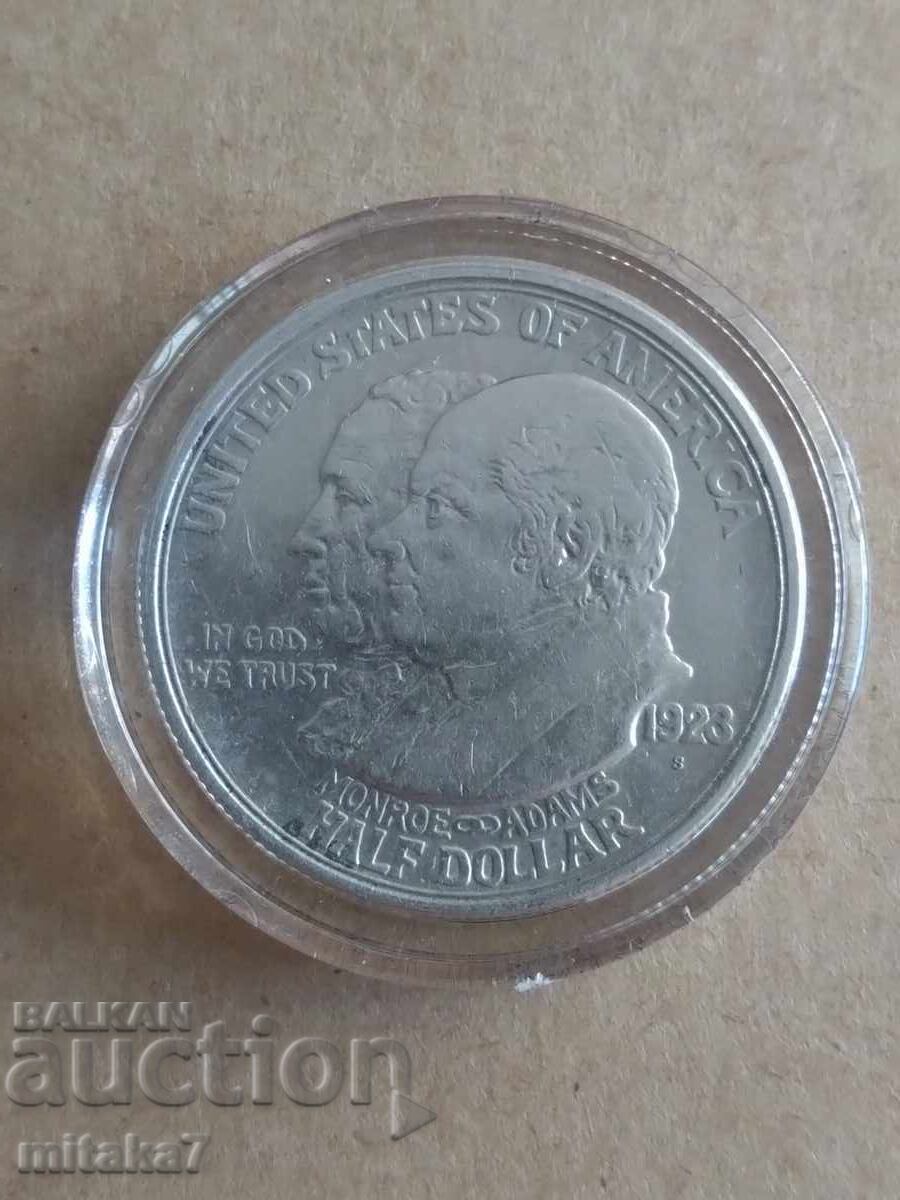 1/2 dolar 1923, argint, SUA