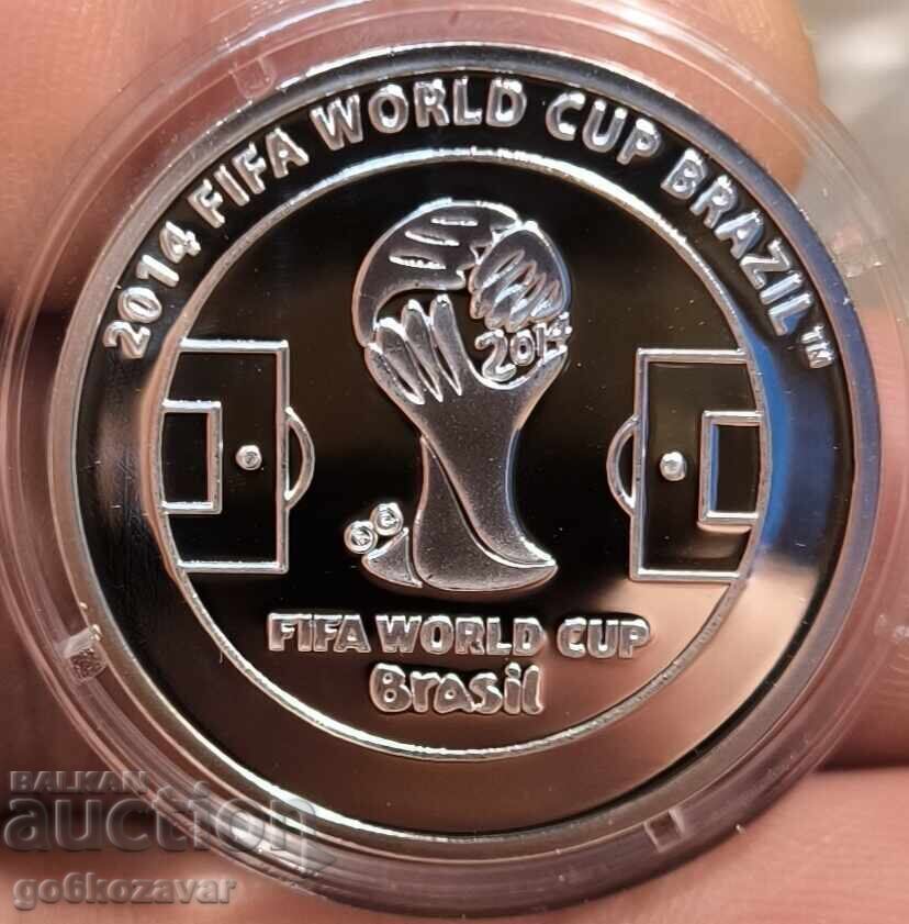 Coin Medal World Cup 2014 Silver! with price € 10.00 | 19.56 BGN Coin Medal World Cup 2014 Silver! with price € 10.00 | 19.56 BGN