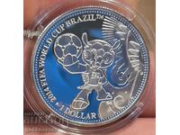 О,Кук 1 долар 2013 Сребро С,първенство по футбол 2014г.