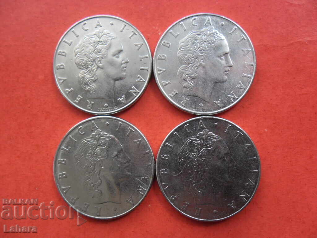 50 λίρες 1976, 1977, 1978 και 1979 g. Ιταλία με τιμή 2.00 BGN | € 1.02