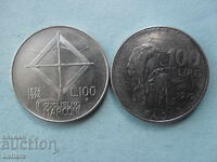 100 λίρες 1974 και 1979 Ιταλία