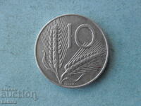 10 лири 1974 г. Италия