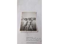 Снимка Несебър Двама мъже на брега на морето 1964