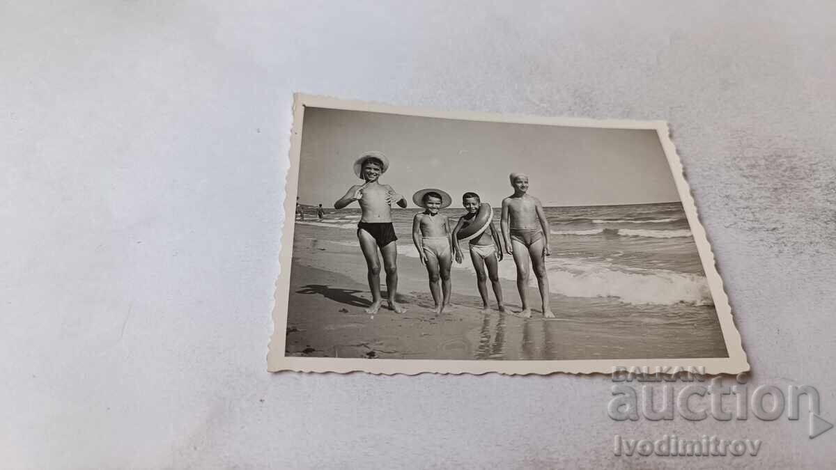 Photo Varna Boys on the seashore 1960
