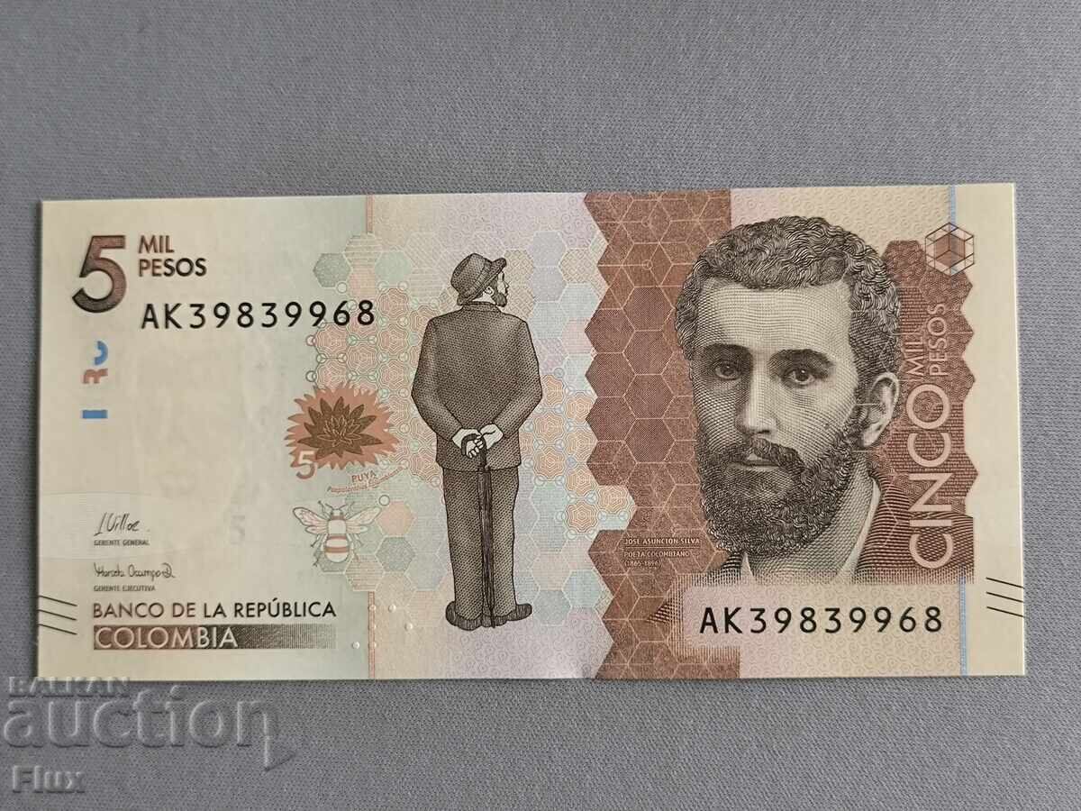 Bancnota - Columbia - 5.000 pesos UNC | 2020 Bancnota - Columbia - 5.000 pesos UNC | 2020