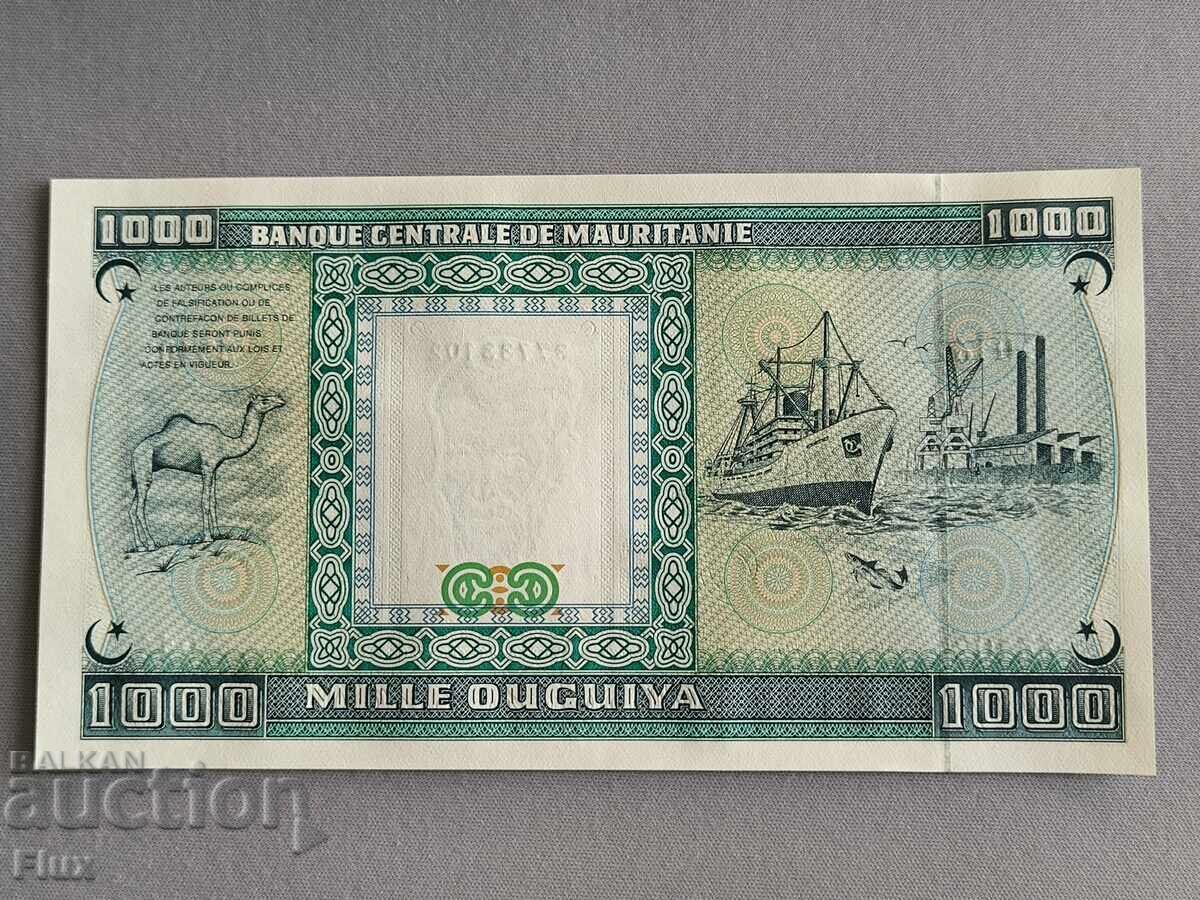 Τραπεζογραμμάτιο - Μαυριτανία - 1000 ουγκίγια UNC | 1989 με τιμή 5.75 BGN | € 2.94 Τραπεζογραμμάτιο - Μαυριτανία - 1000 ουγκίγια UNC | 1989 με τιμή 5.75 BGN | € 2.94