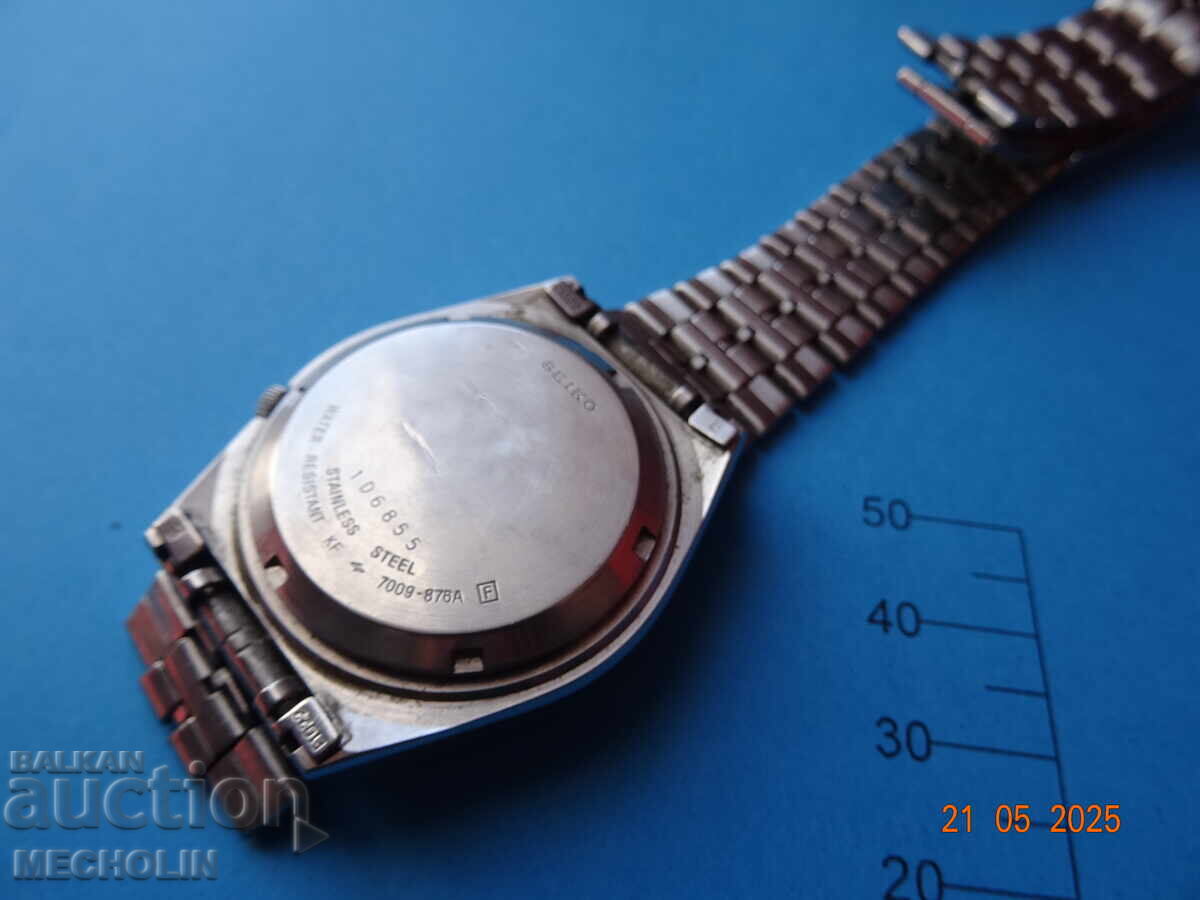 COLLECTOR'S JAPANESE SEIKO 5 AUTOMATIC 7009A -8 - 5