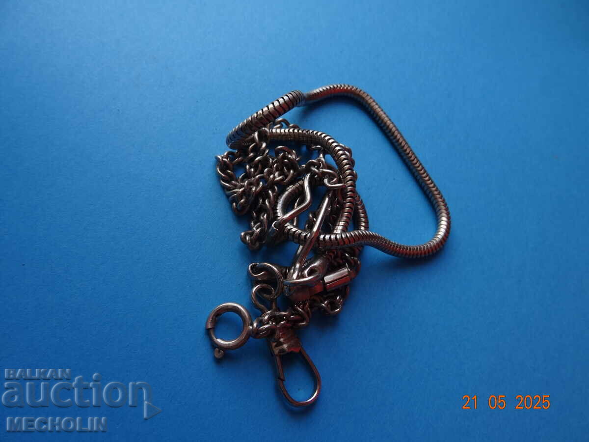 LOT MANY OLD NECKLACE CHAIN POCKET WATCH 21 - 6