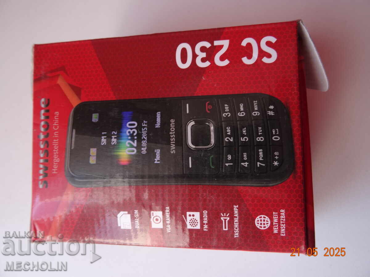 ΝΕΟ ΚΙΝΗΤΟ ΤΗΛΕΦΩΝΟ ΜΕ ΔΥΟ SIM SWISSTONE - 5 ΝΕΟ ΚΙΝΗΤΟ ΤΗΛΕΦΩΝΟ ΜΕ ΔΥΟ SIM SWISSTONE - 5