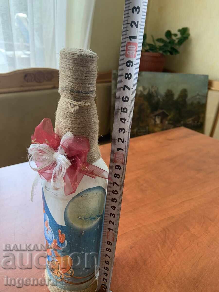 ШИШЕ БУТИЛКА ОПЛЕТКА РИСУНЪК с цена 9.00 лв. | € 4.60