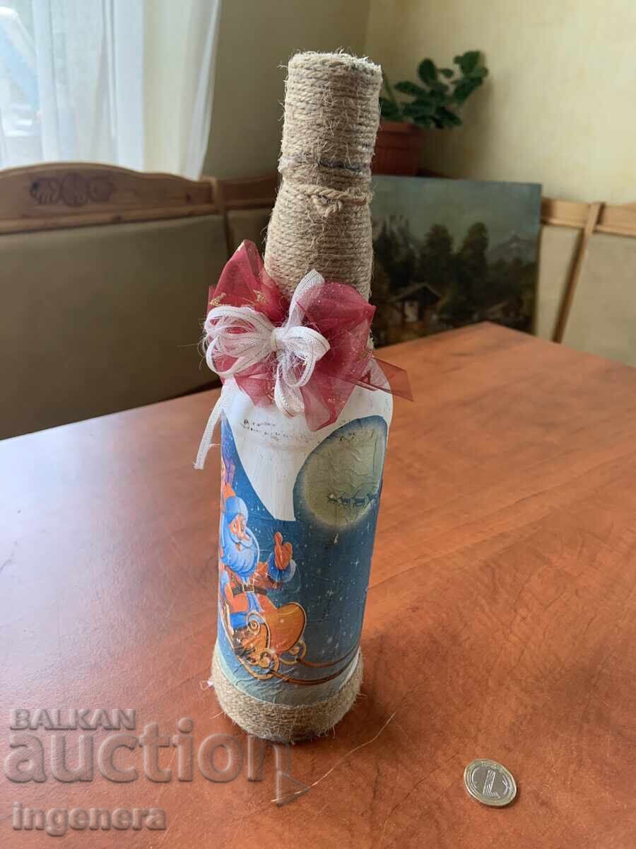 ШИШЕ БУТИЛКА ОПЛЕТКА РИСУНЪК