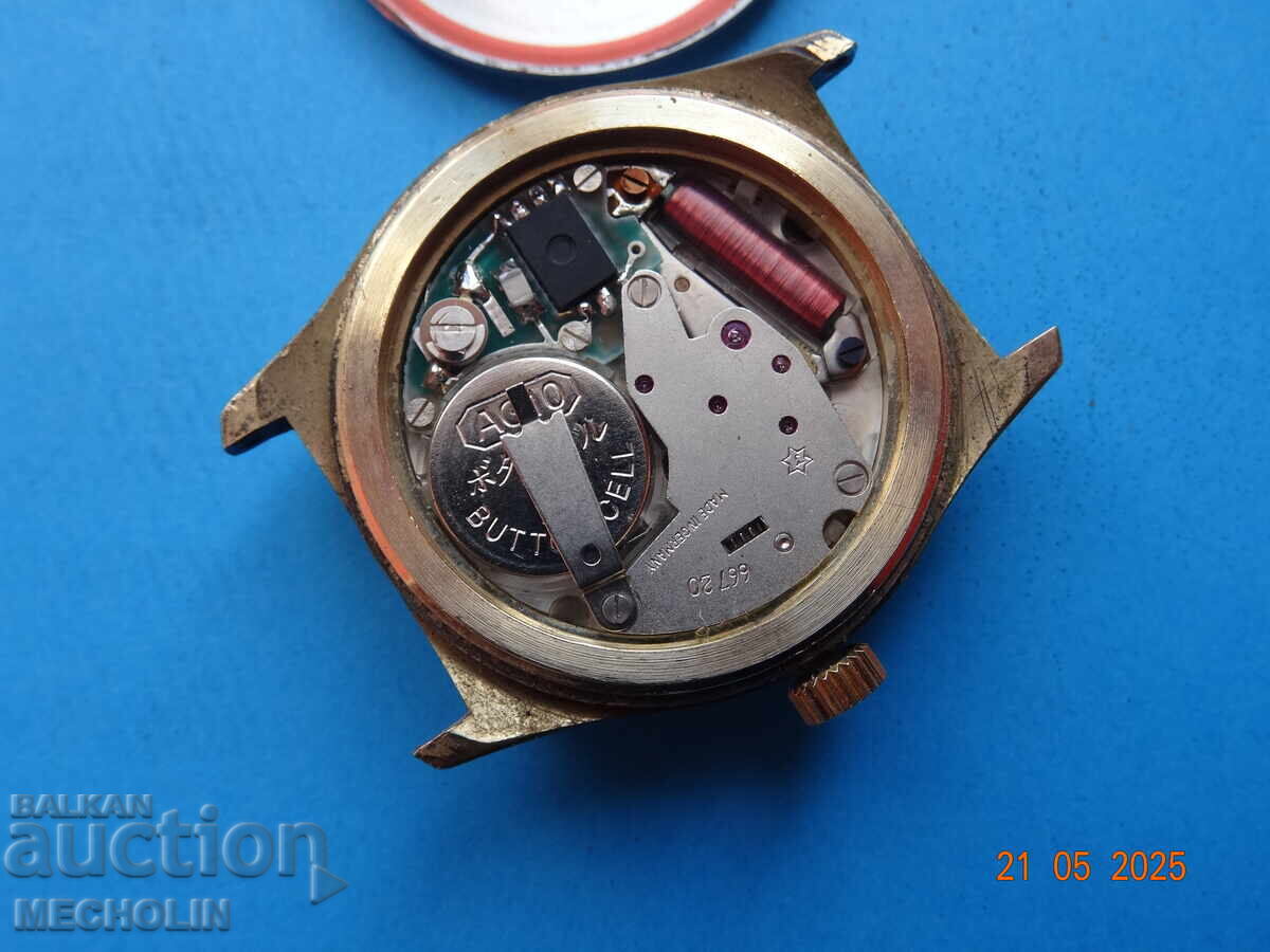 Ceas de colecție CUARȚ GERMANIA PRATINA JUNGHANS - 6 Ceas de colecție CUARȚ GERMANIA PRATINA JUNGHANS - 6