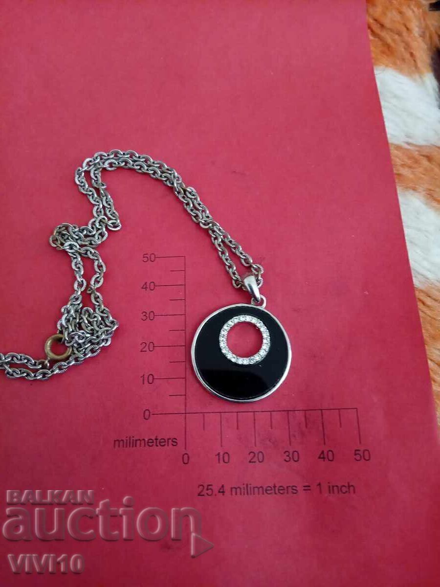Antique enamel necklace