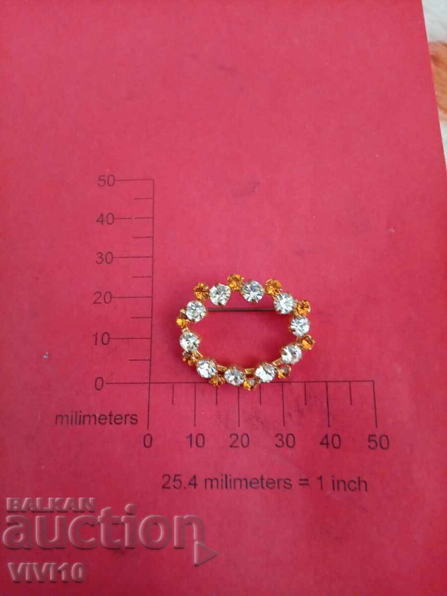 Αντίκα καρφίτσα με πέτρες Αντίκα καρφίτσα με πέτρες