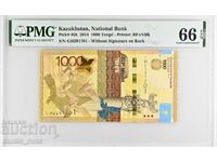 Kazakhstan 1000 Tenge 2014 Year PMG 66