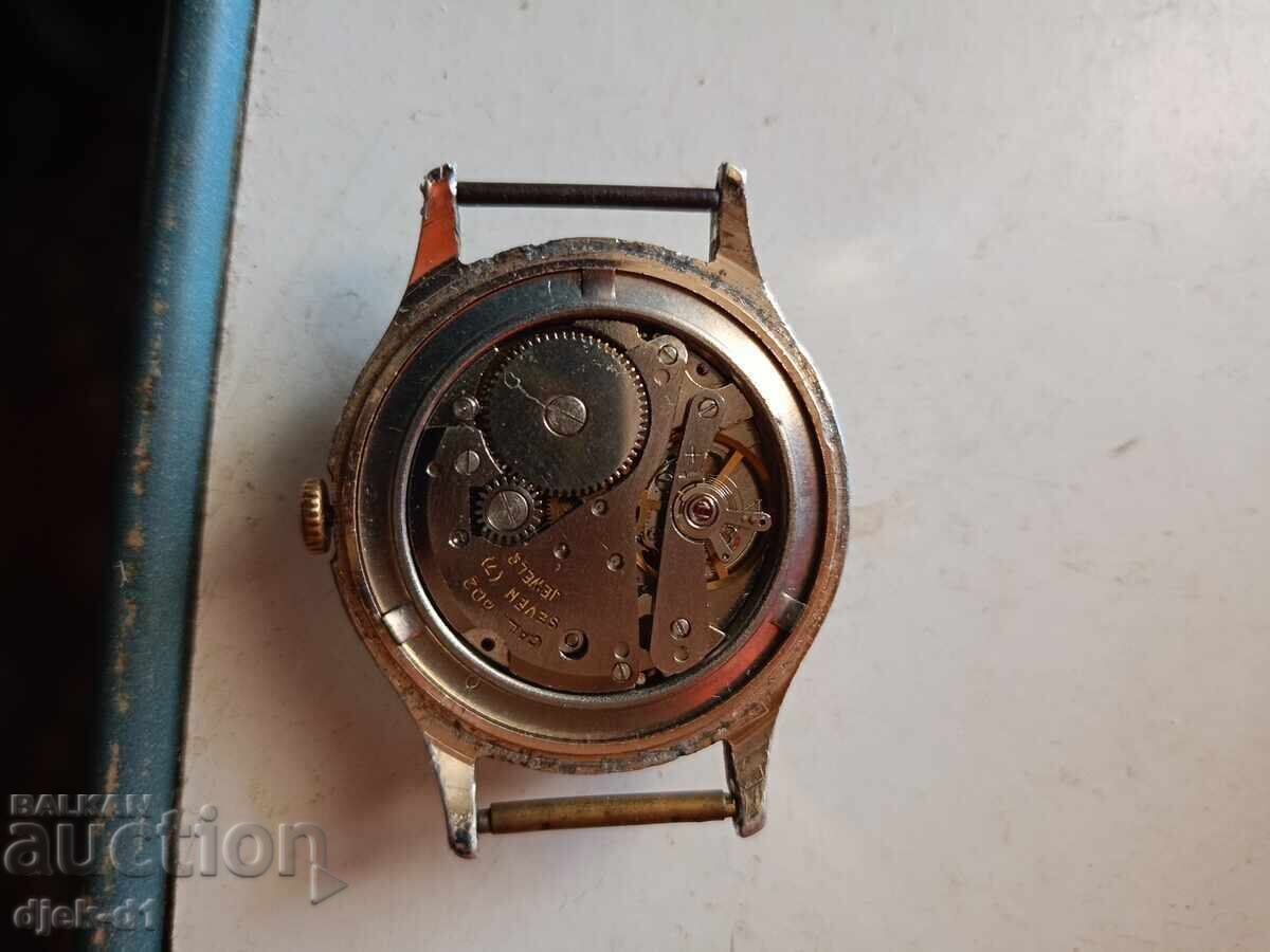 Delivery of "INGERSOLL" - perfect, gold-plated, working