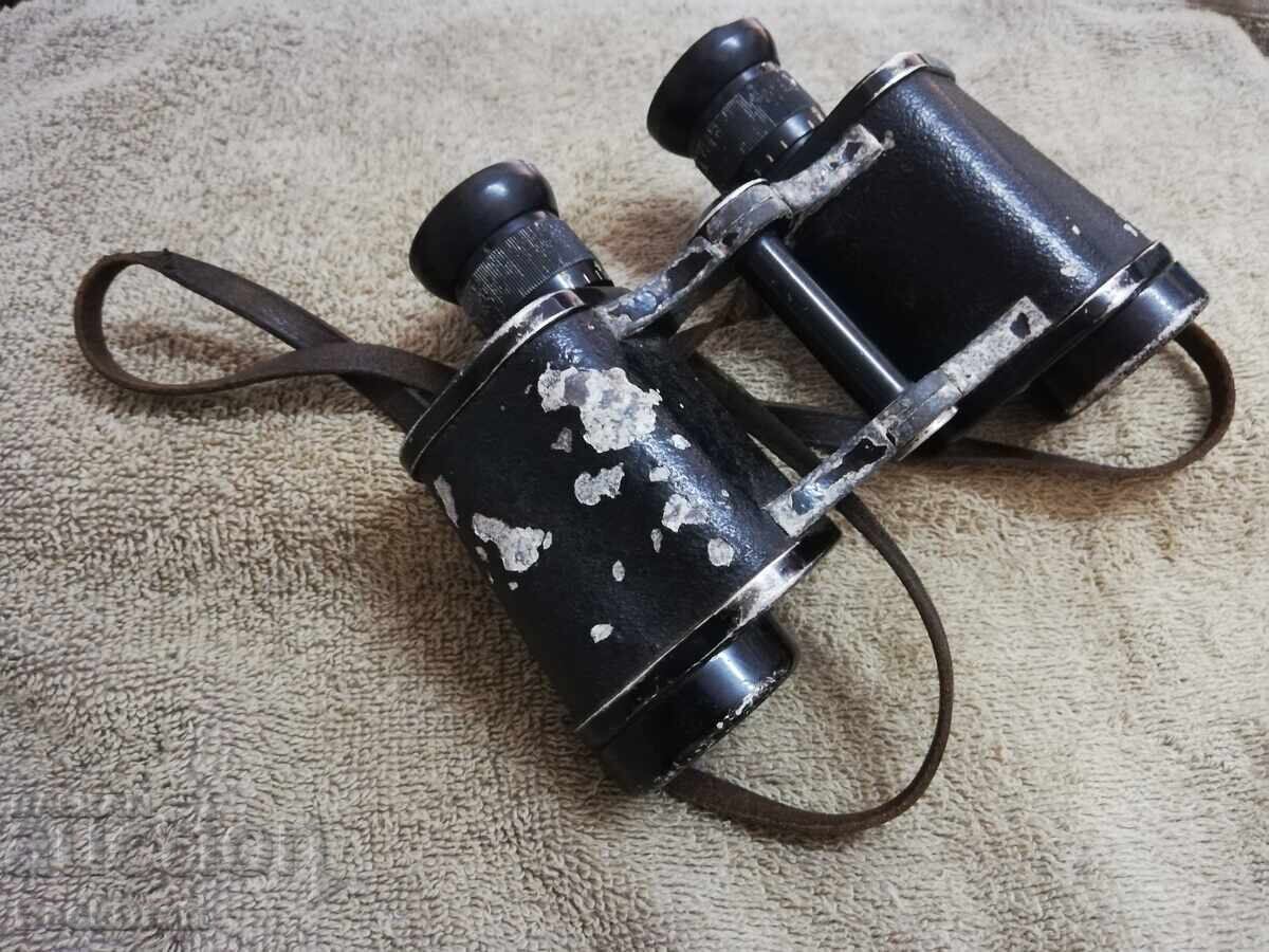 WW2 WWII German Binoculars 6/30 Dienstglas bmj Hensoldt & Sohne - 6