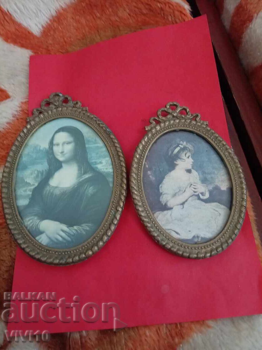 2 Antique Bronze Frames 2 Antique Bronze Frames