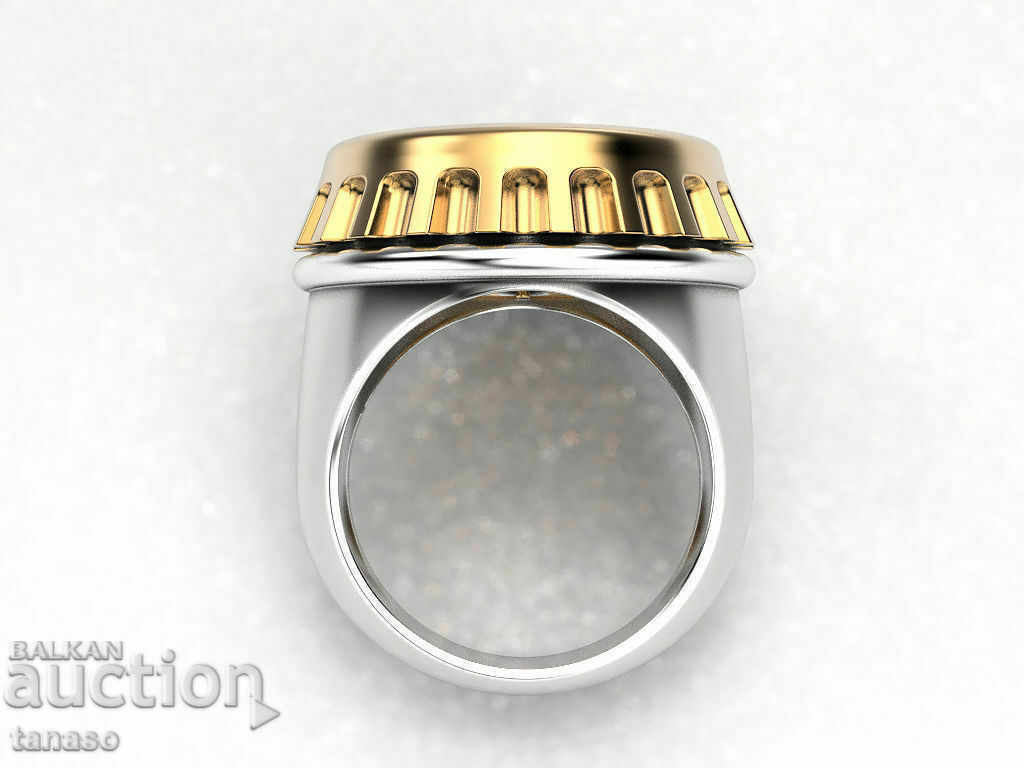 Пръстен I love beer, капачка, бира, златно, сребърно, №68 с цена 25.00 лв. | € 12.78