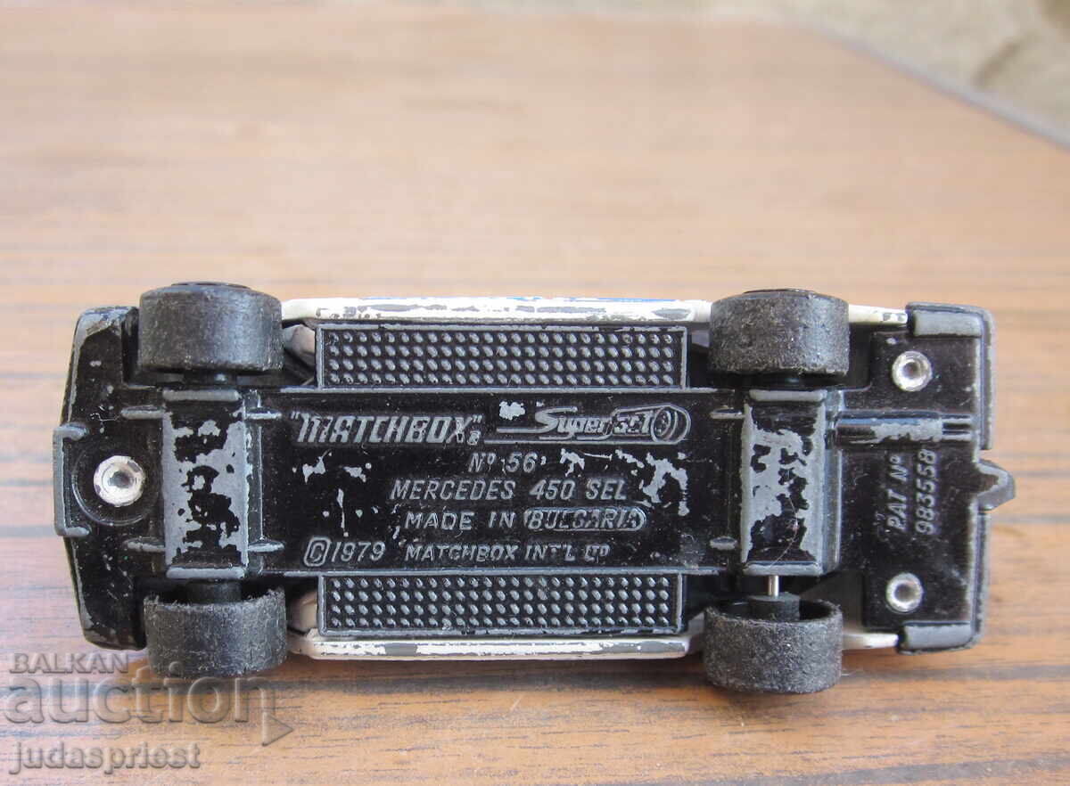 Bŭlgarsko kolichka mercedes 450 SEL matchbox BULGARIA - 7 Bŭlgarsko kolichka mercedes 450 SEL matchbox BULGARIA - 7