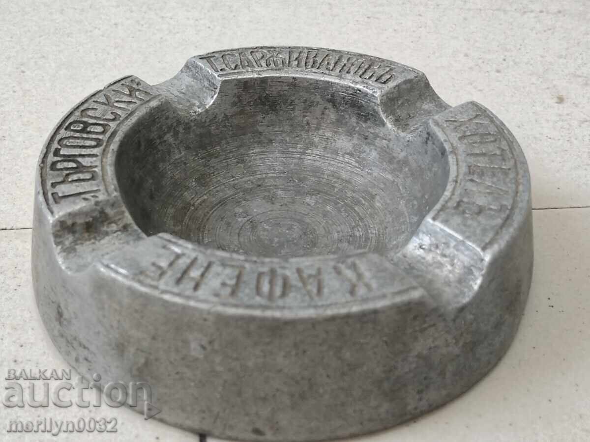 Auction  Old royal ashtray from a hotel, cafe