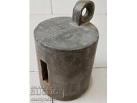 Cântar vechi din bronz, greutate de control exagia