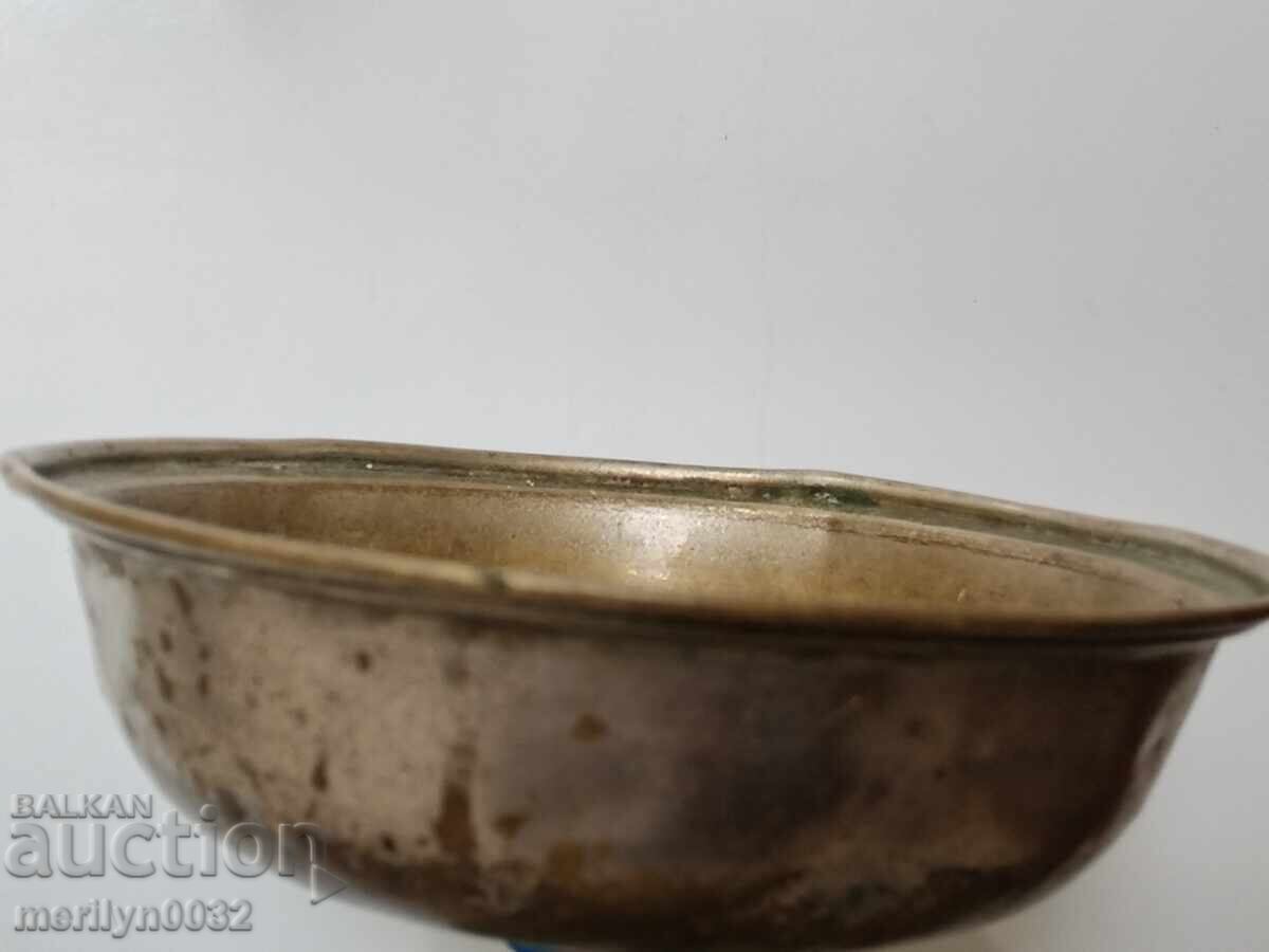 Delivery of Barber's shaving legend and bath hamam brass vessel