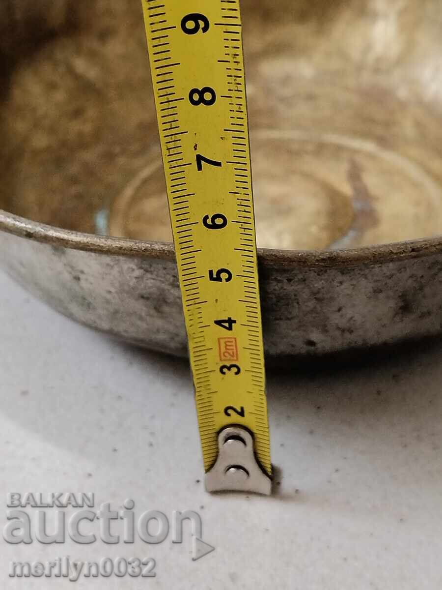 Barber's shaving legend and bath hamam brass vessel - 6