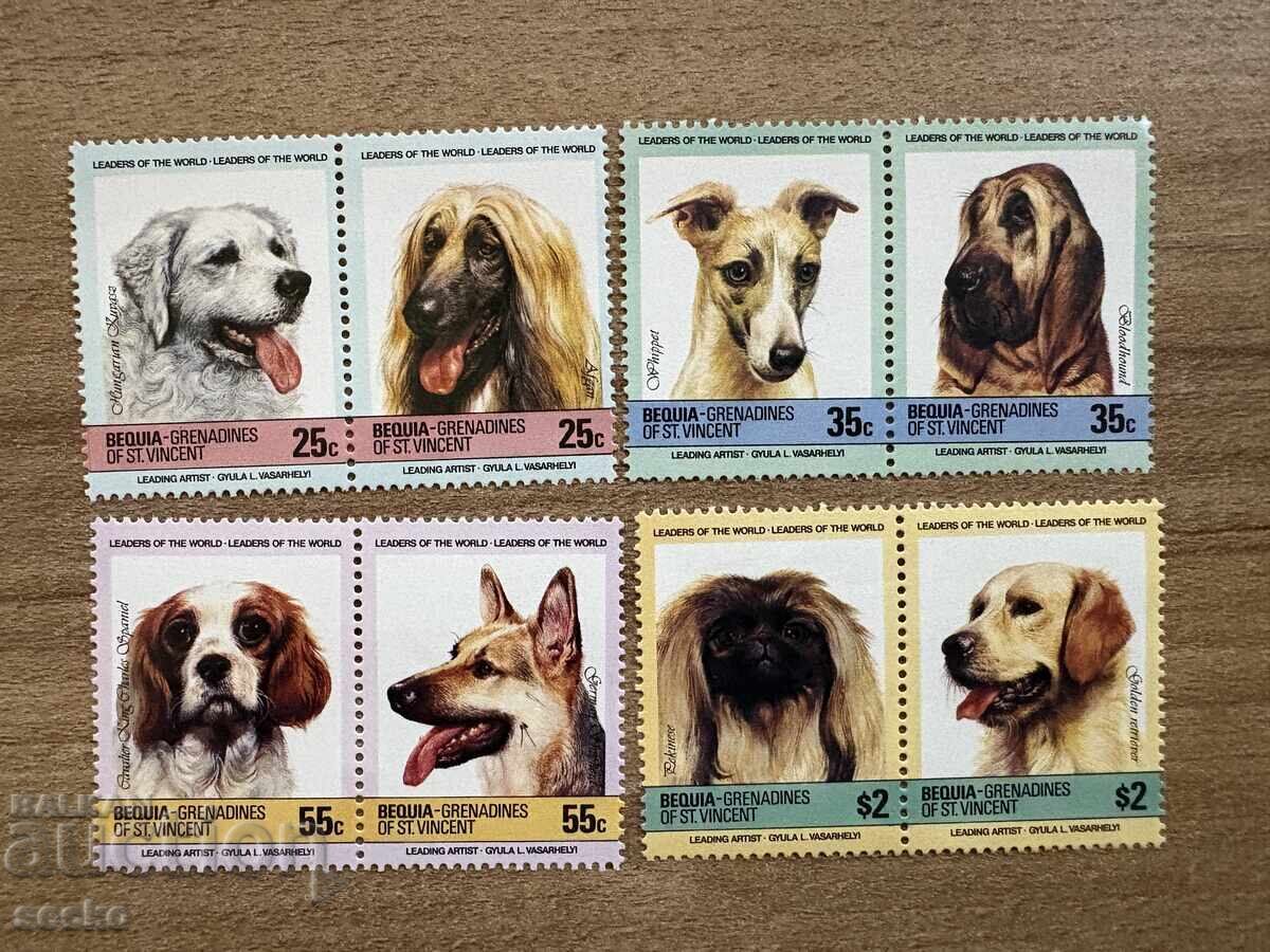 Bequia/Bekiya - Câini (1985) MNH