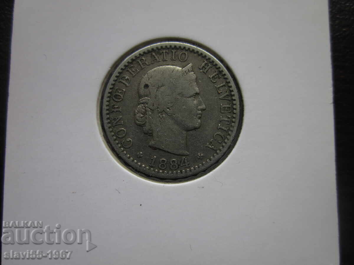 20 Rappen ELVEȚIA 1884, EXCELENTĂ CALITATE !!! cu preț 5.00 BGN | € 2.56 20 Rappen ELVEȚIA 1884, EXCELENTĂ CALITATE !!! cu preț 5.00 BGN | € 2.56