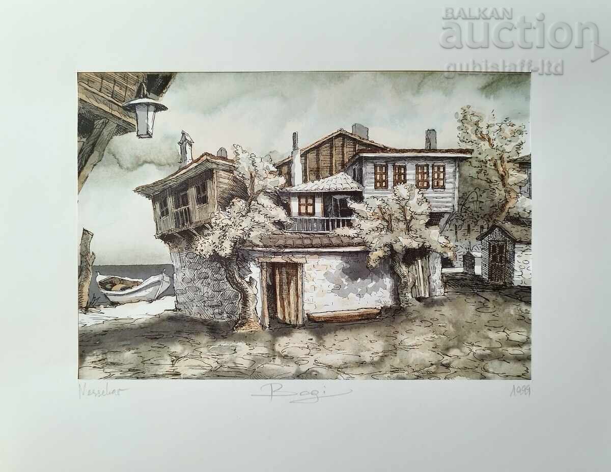 Картина "Несебър", 1999 г.