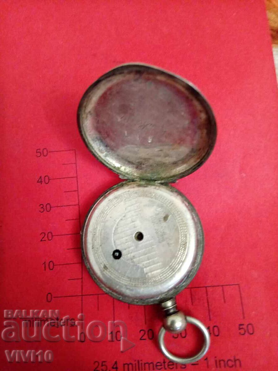 Auction  Antique French Pocket Watch, Silver