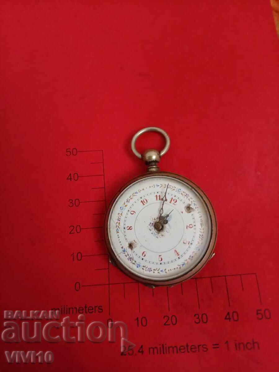 Antique French Pocket Watch, Silver