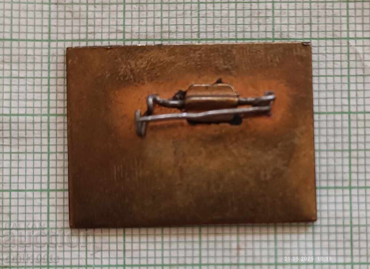 Insigna - Dimitrovski RC al Partidului Comunist Bulgar care raportează Conferința electorală - 6