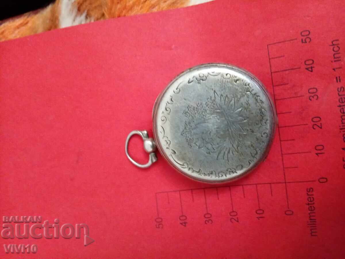 Παλαιό Γαλλικό ρολόι τσέπης, ασήμι με τιμή 60.00 BGN | € 30.68