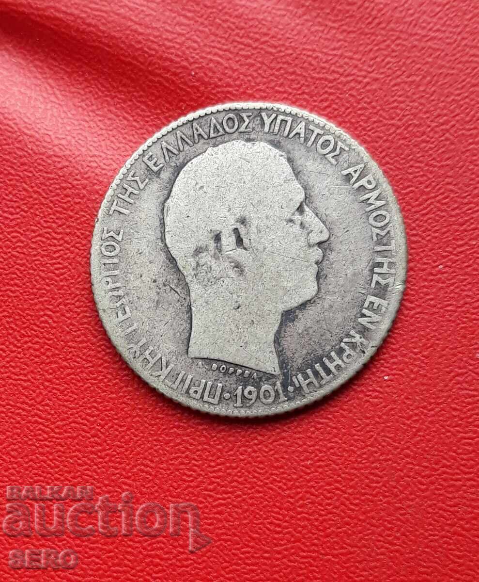 Island of Crete-1 drachma 1901-rare with price 45.00 BGN | € 23.01 Island of Crete-1 drachma 1901-rare with price 45.00 BGN | € 23.01