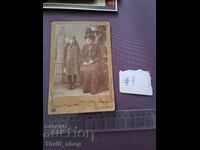 Old cabinet photograph - cardboard - Woman and girl