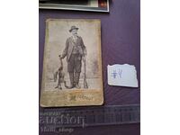 Old cabinet photo - cardboard - Veliko Tarnovo - 1908