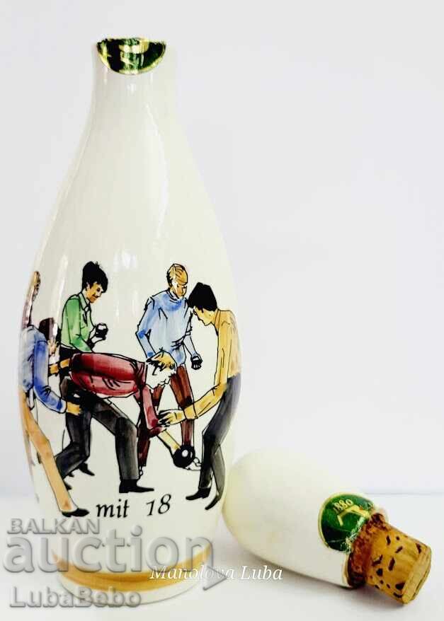 Sticlă de porțelan în forma unei popice de bowling - 7