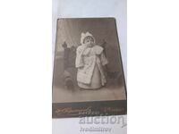 Photo Little girl Sofia 1909 Carton